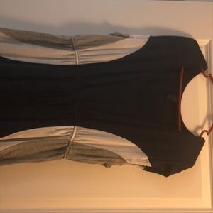 Long navy summer dress